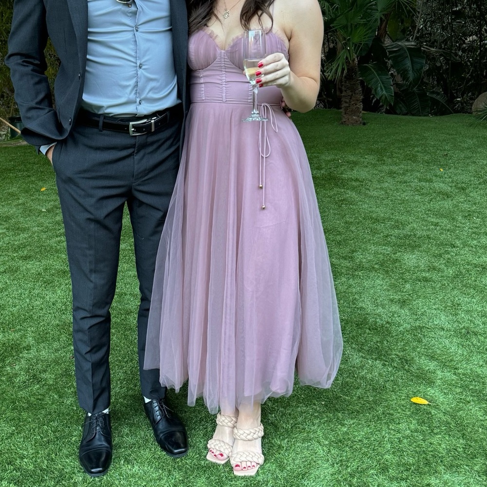 Selfie Leslie Mauve Wedding Dress